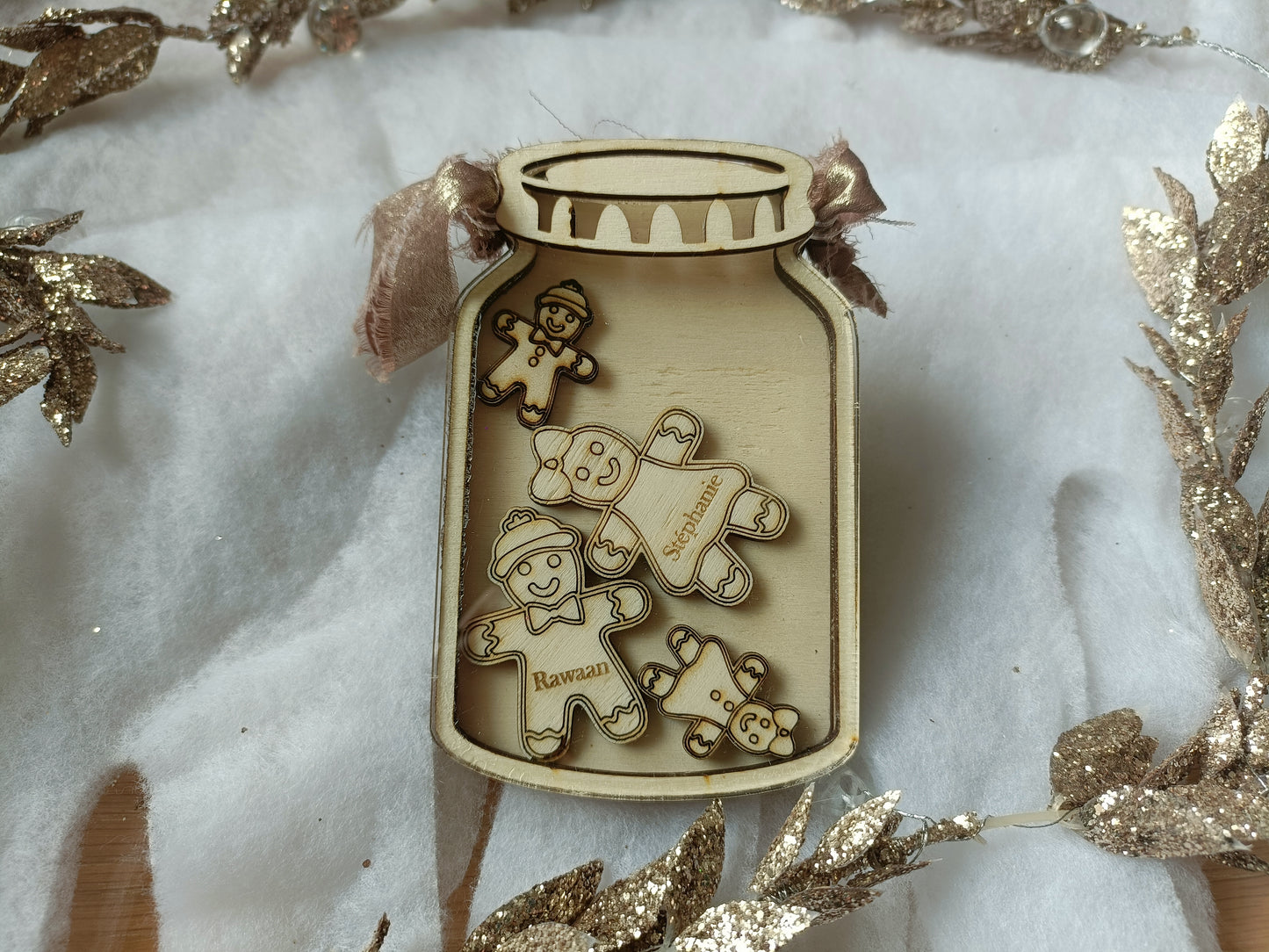 Boule de Noël jar à personnaliser